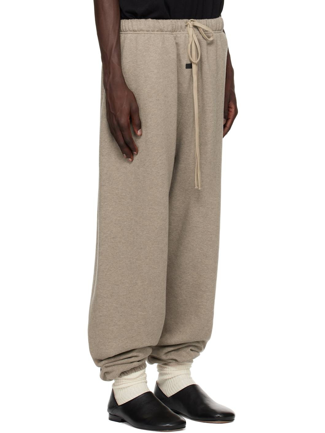Gray Fleece Essential Sweatpants - 2