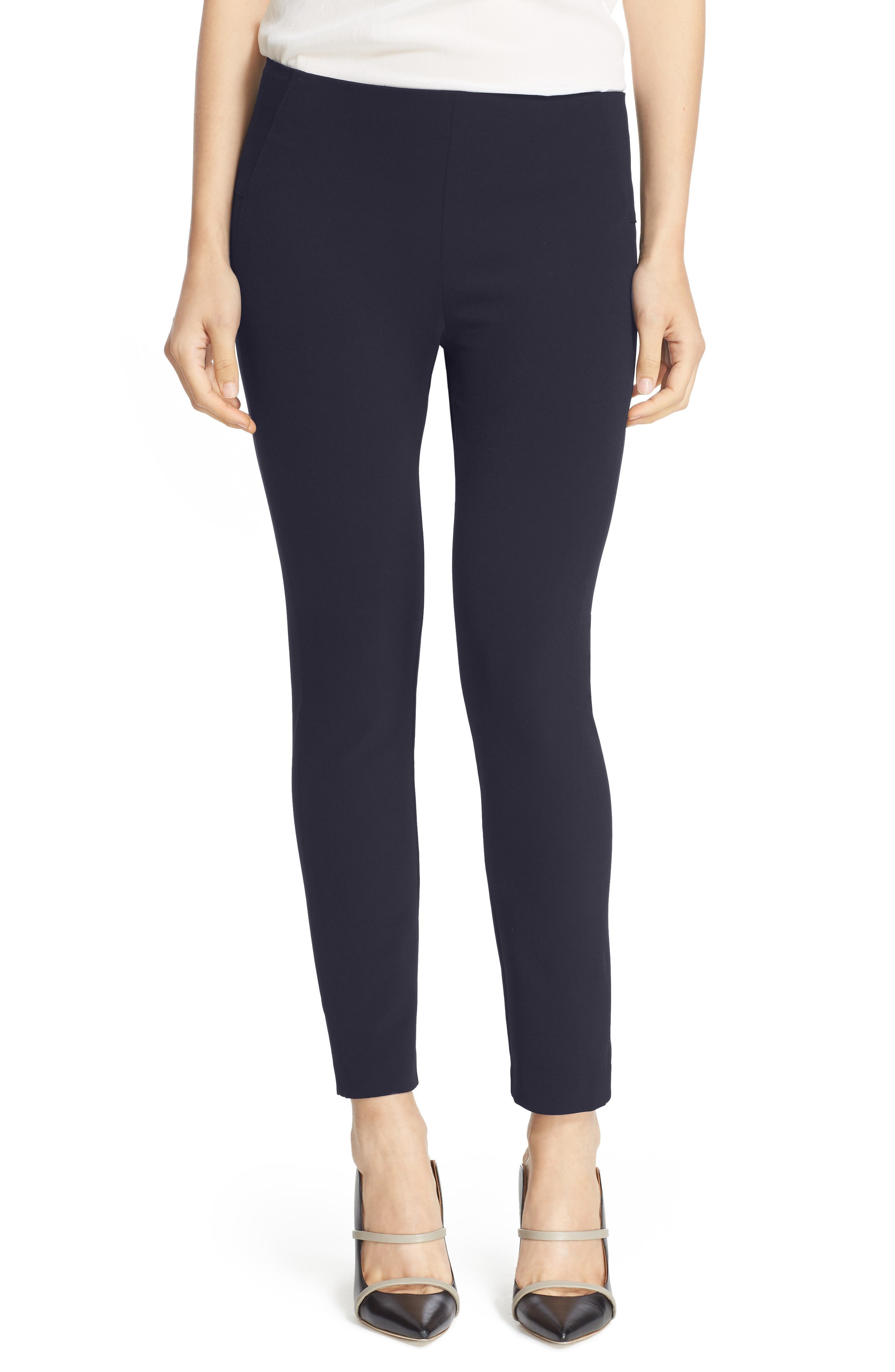 Veronica Beard Scuba Pants in Navy at Nordstrom - 1