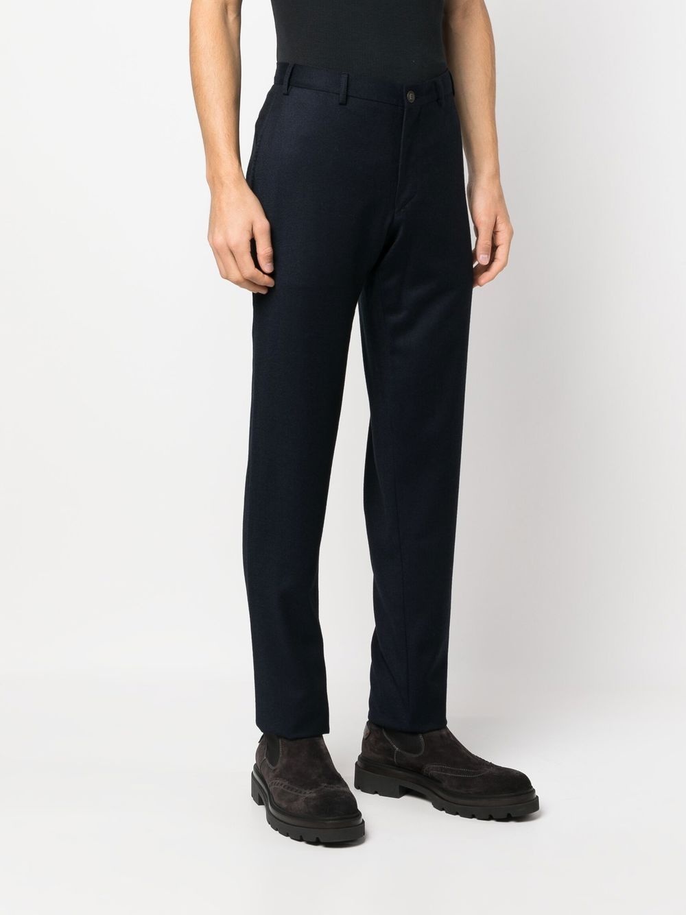 straight-leg cut trousers - 3