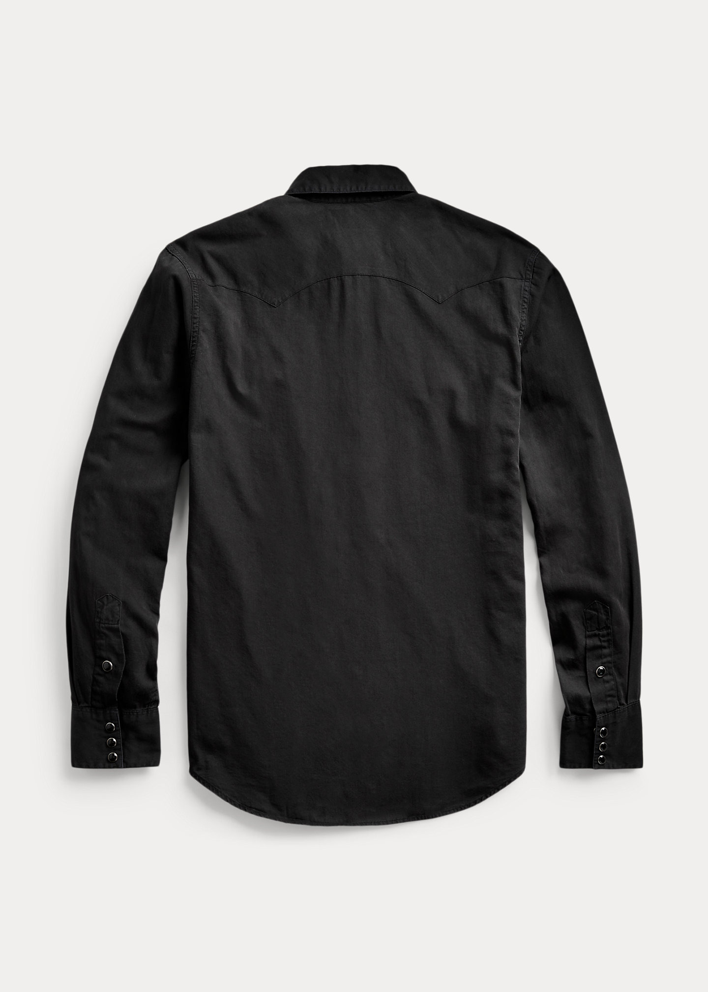 Slim Fit Twill Western Shirt - 2