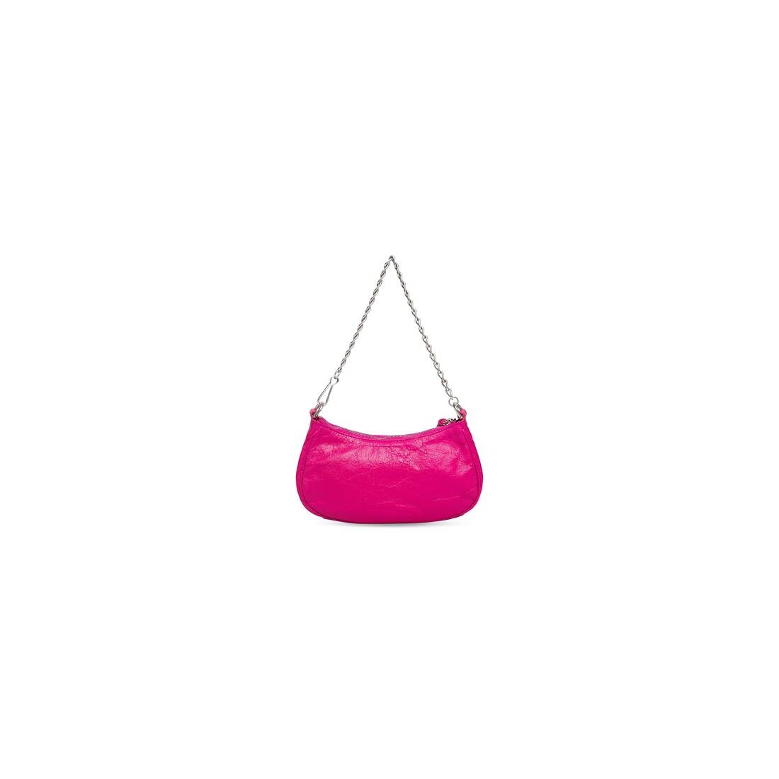 Women's Le Cagole Mini Purse With Chain in Pink - 4