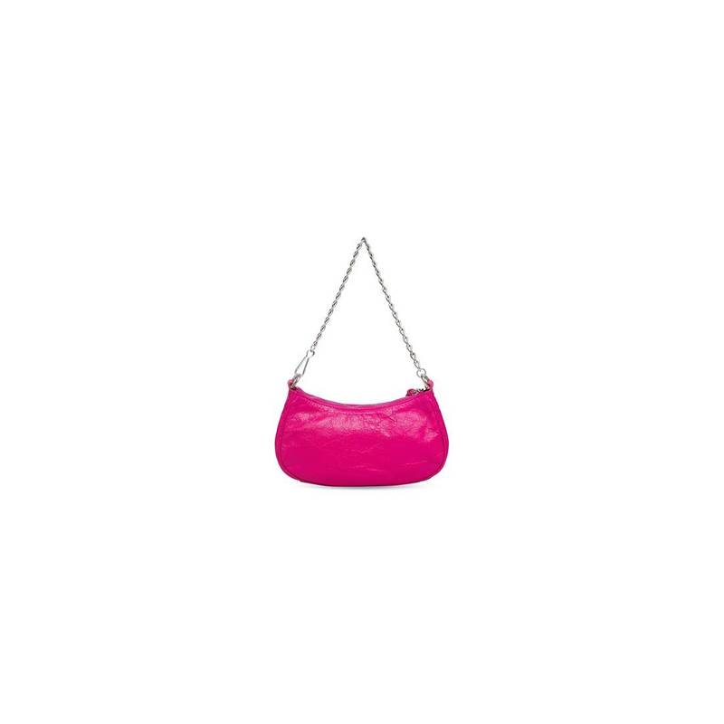 Women's Le Cagole Mini Purse With Chain in Pink 4