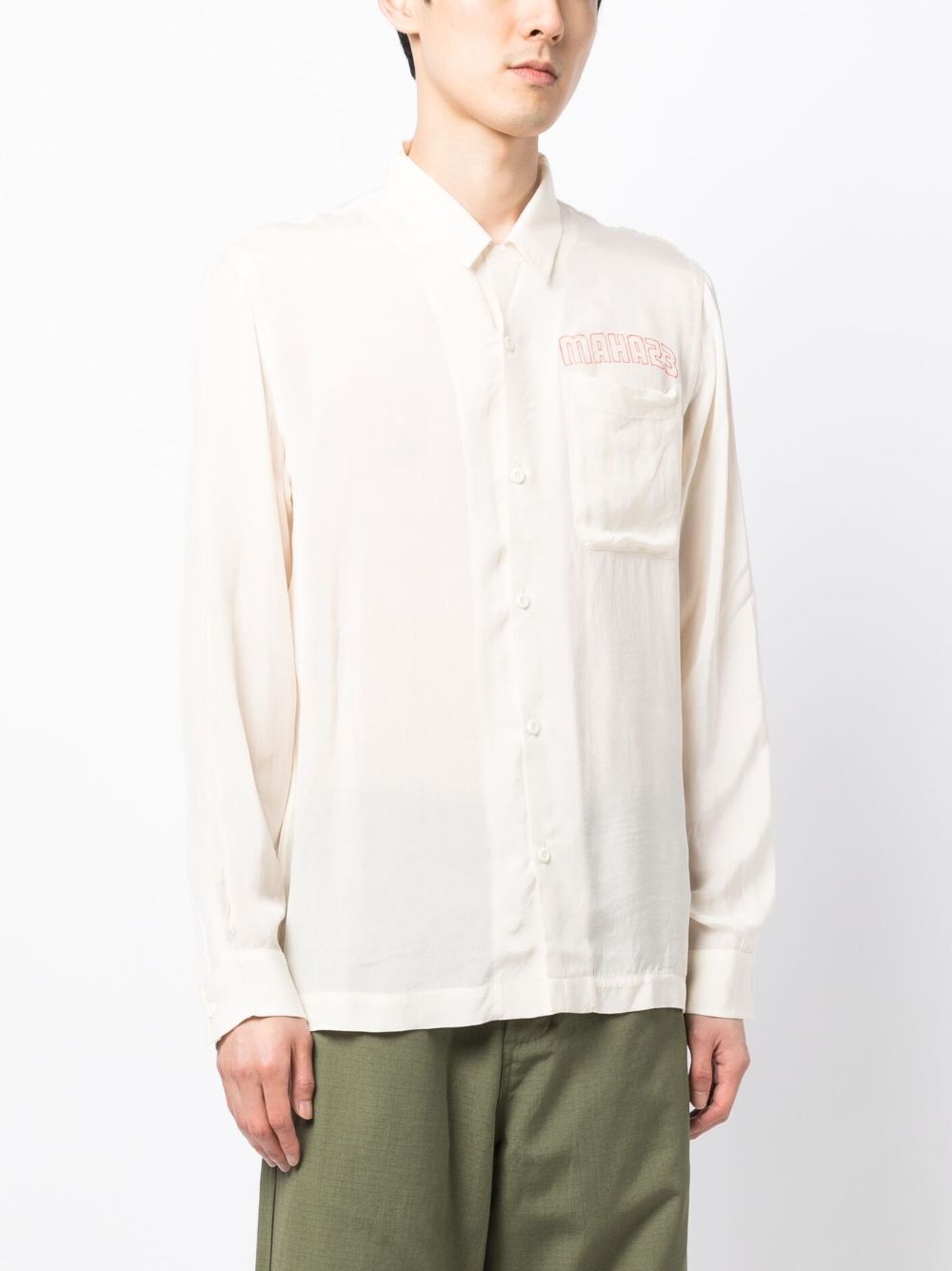 Year of the Rabbit-embroidered shirt - 3