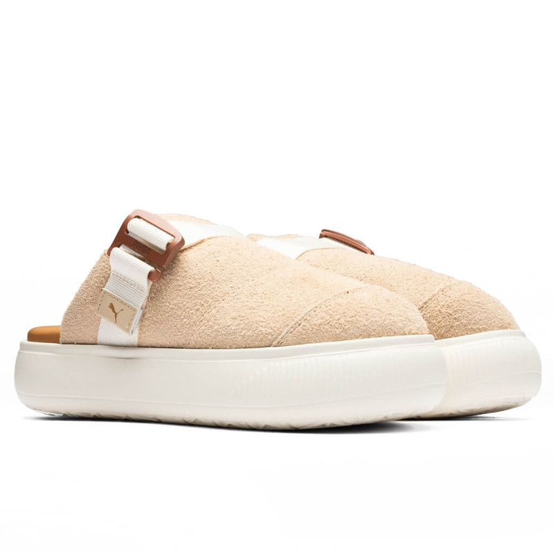 PUMA WOMEN'S SUEDE MAYU MULE - KHAKI 3