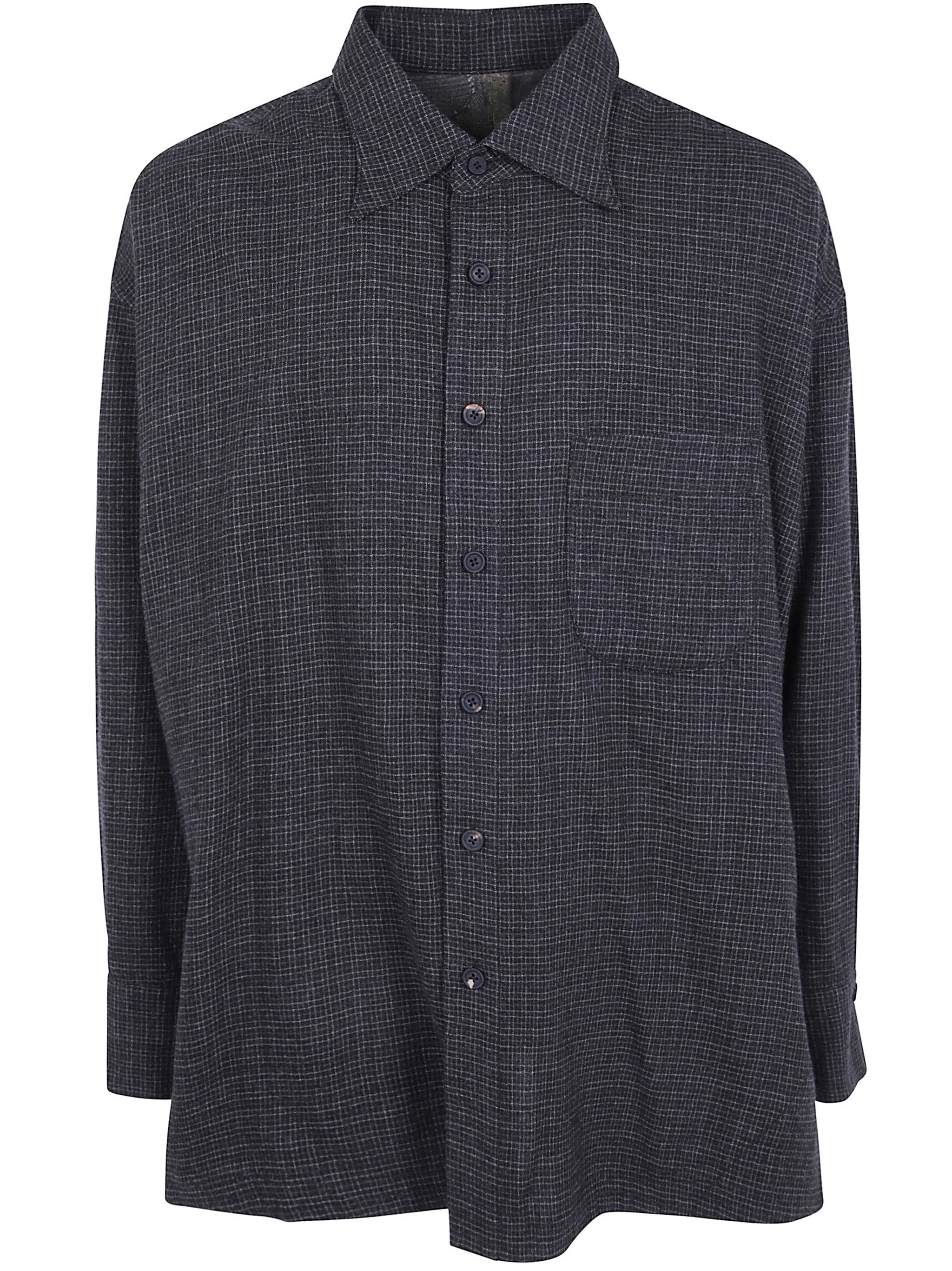 Cocoon-Shaped Shirt - 1