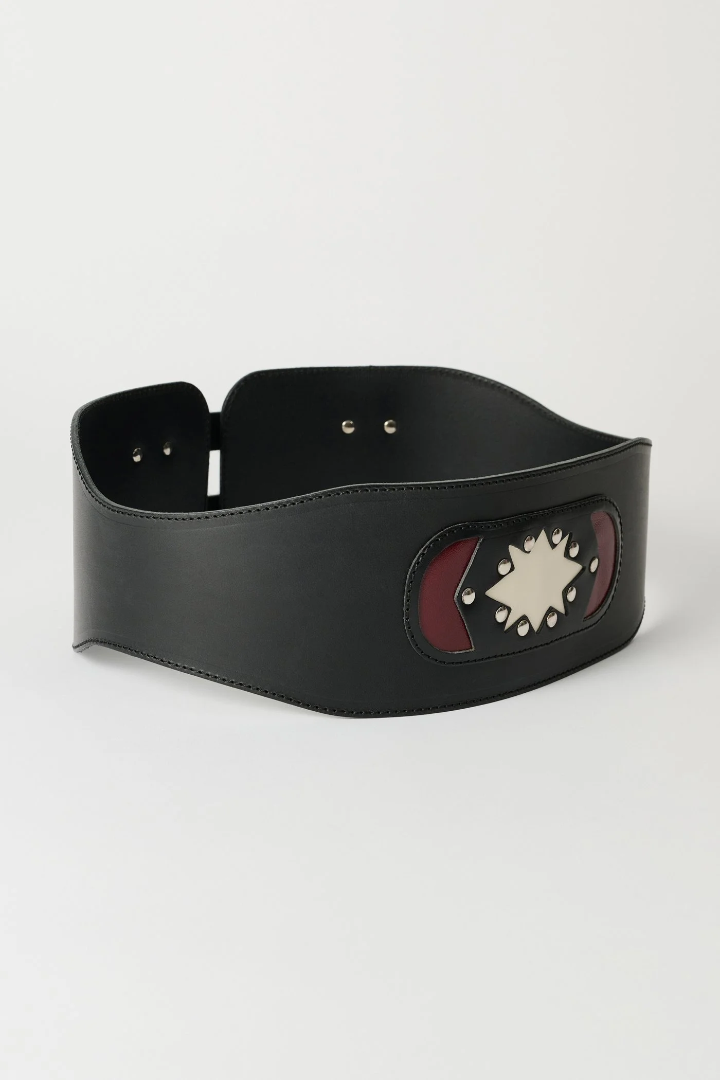 Girdle Belt Slow Black Arid Bull Hide - 1