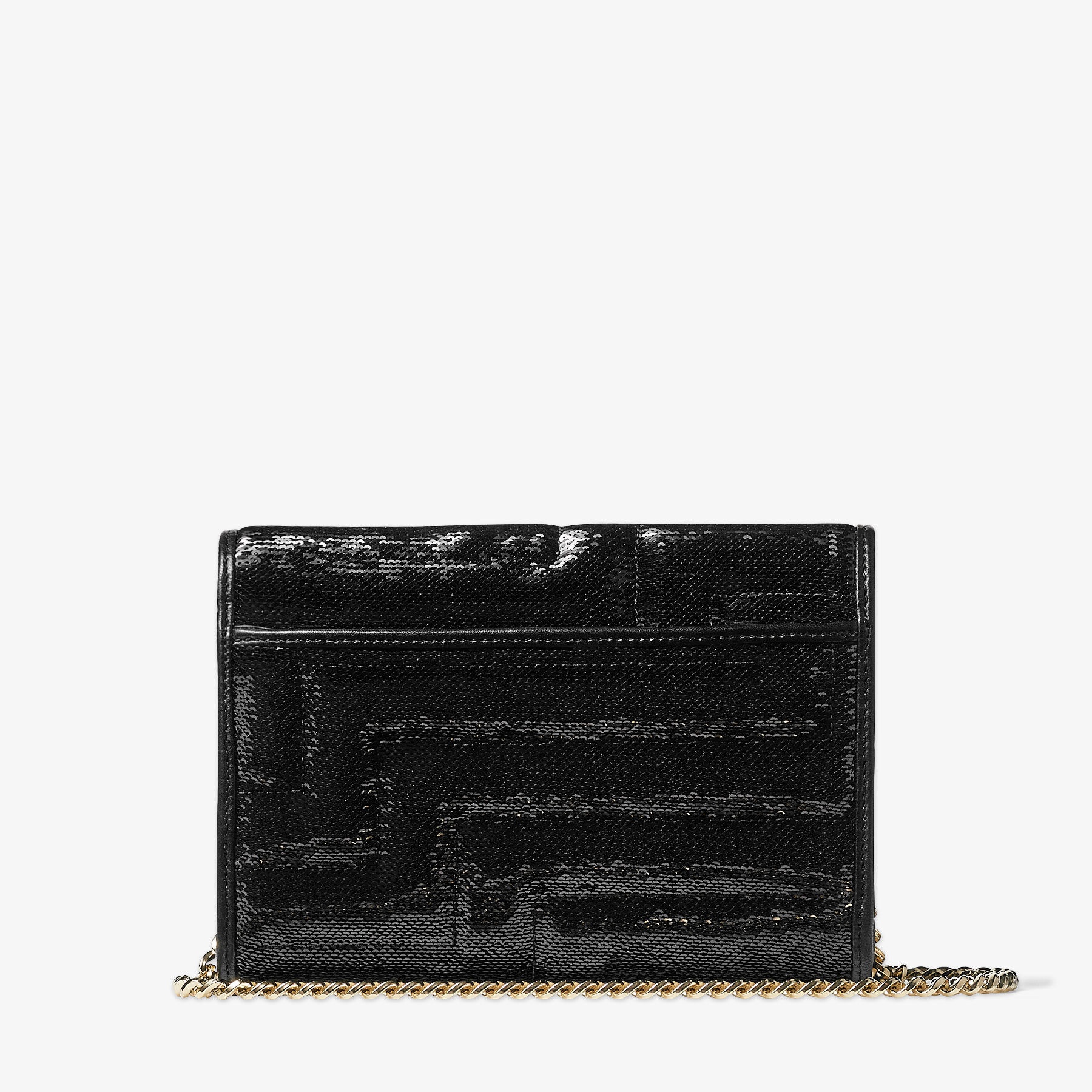 Avenue Clutch
Black Avenue Sequin Clutch Bag with Crystal Bar - 6
