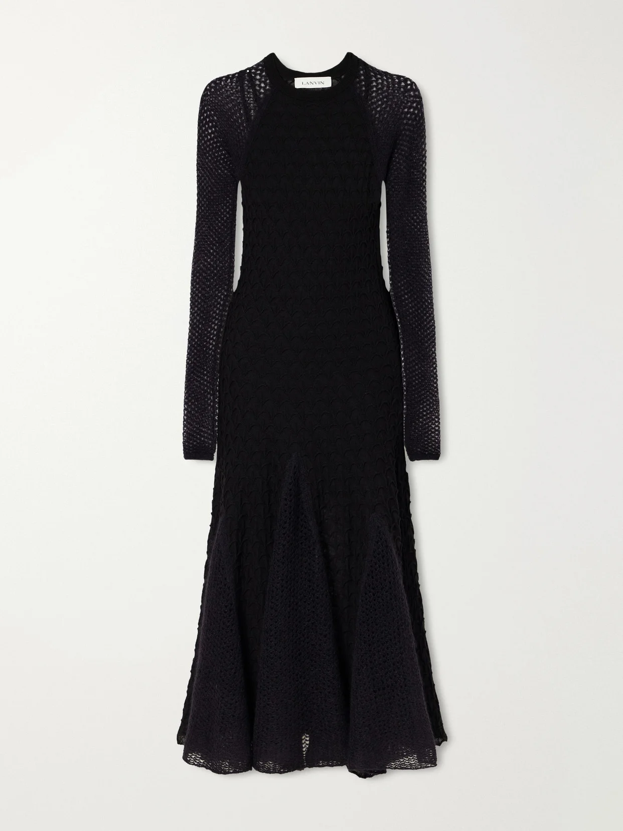 Open-knit Wool Maxi Dress - 1