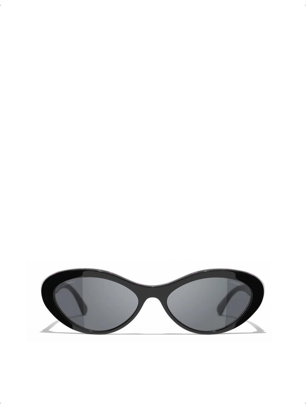 CH5416 oval-frame acetate sunglasses - 1