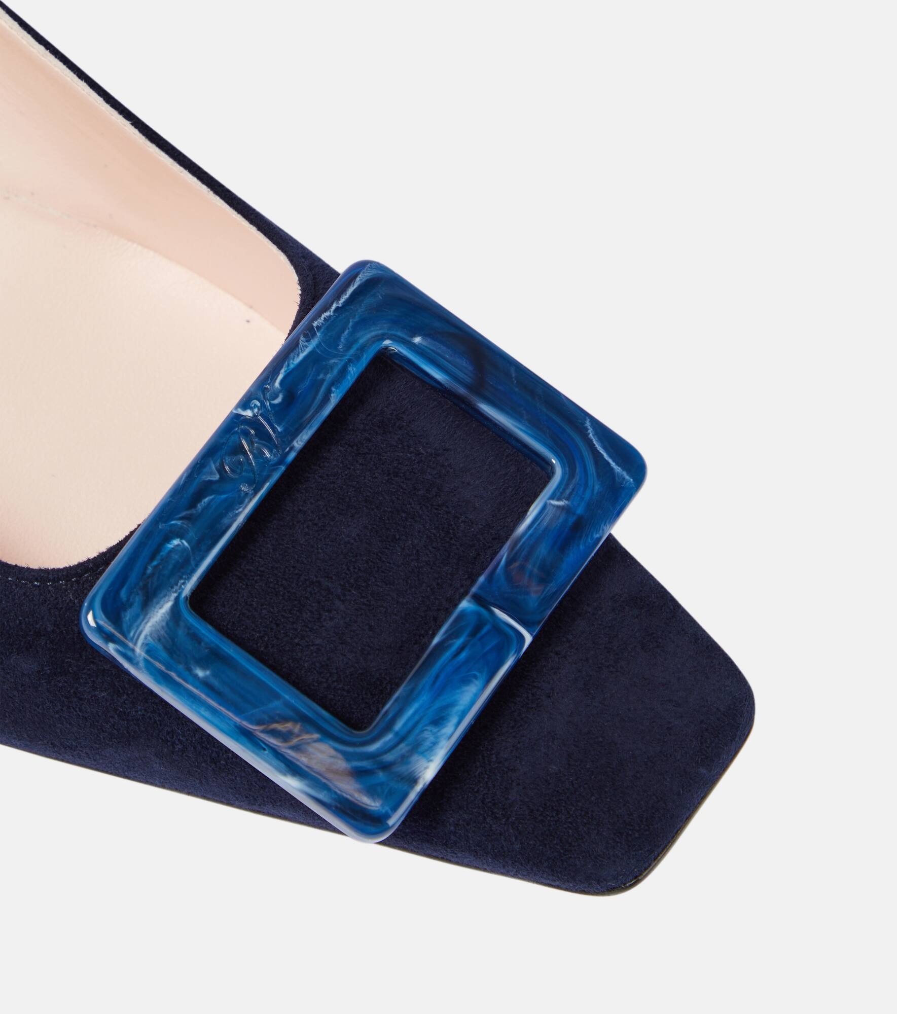 Belle Vivier 45 suede pumps - 6