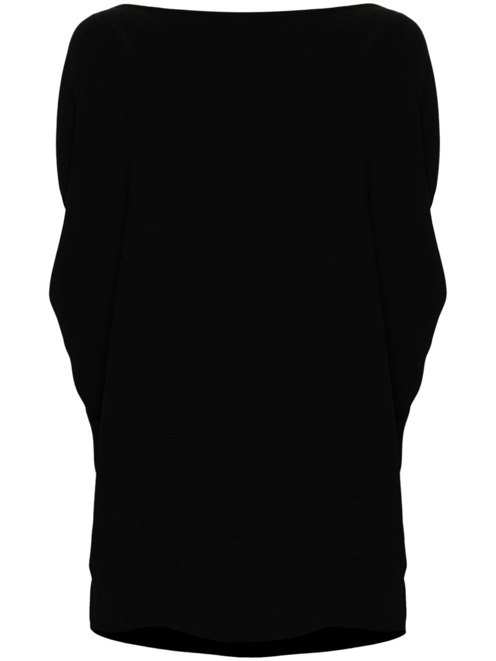 draped mini dress - 1