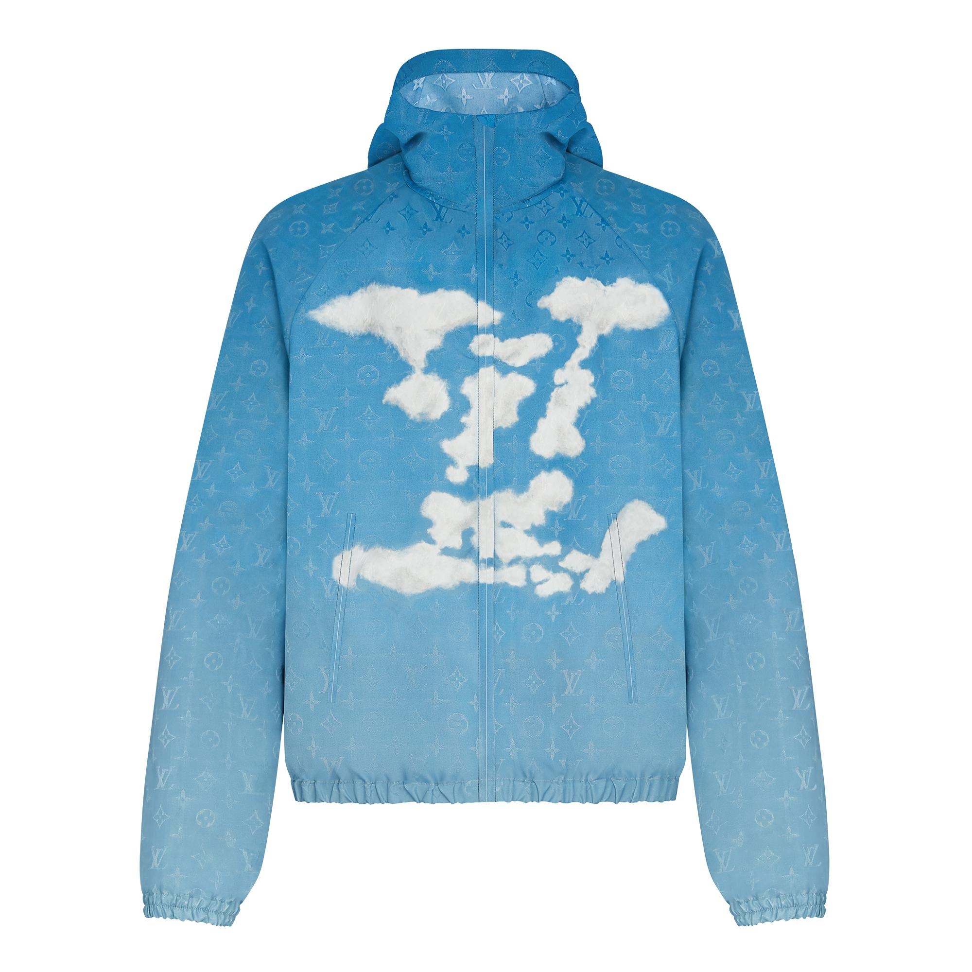 Monogram Clouds Windbreaker - 1