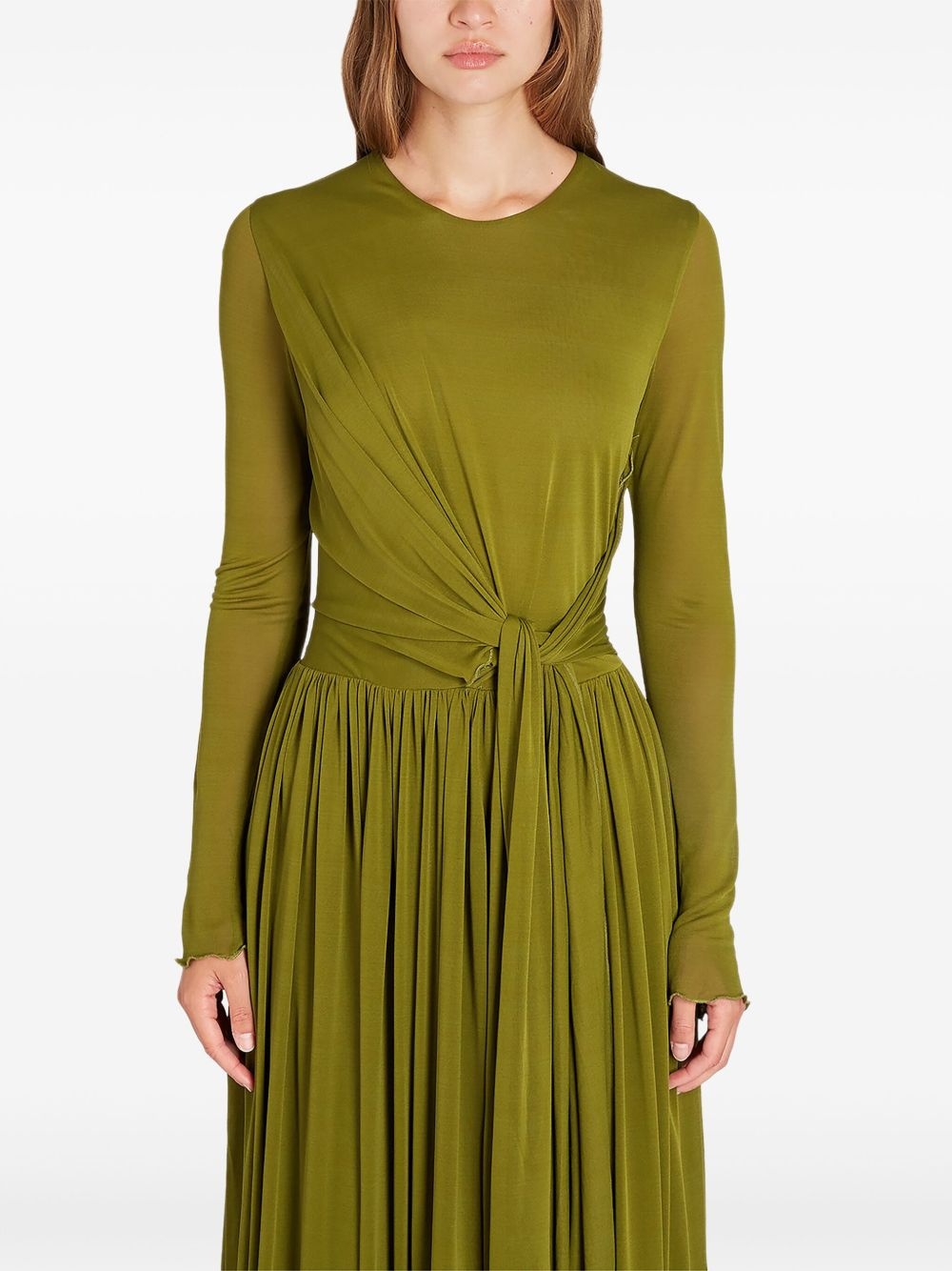 draped maxi dress - 4