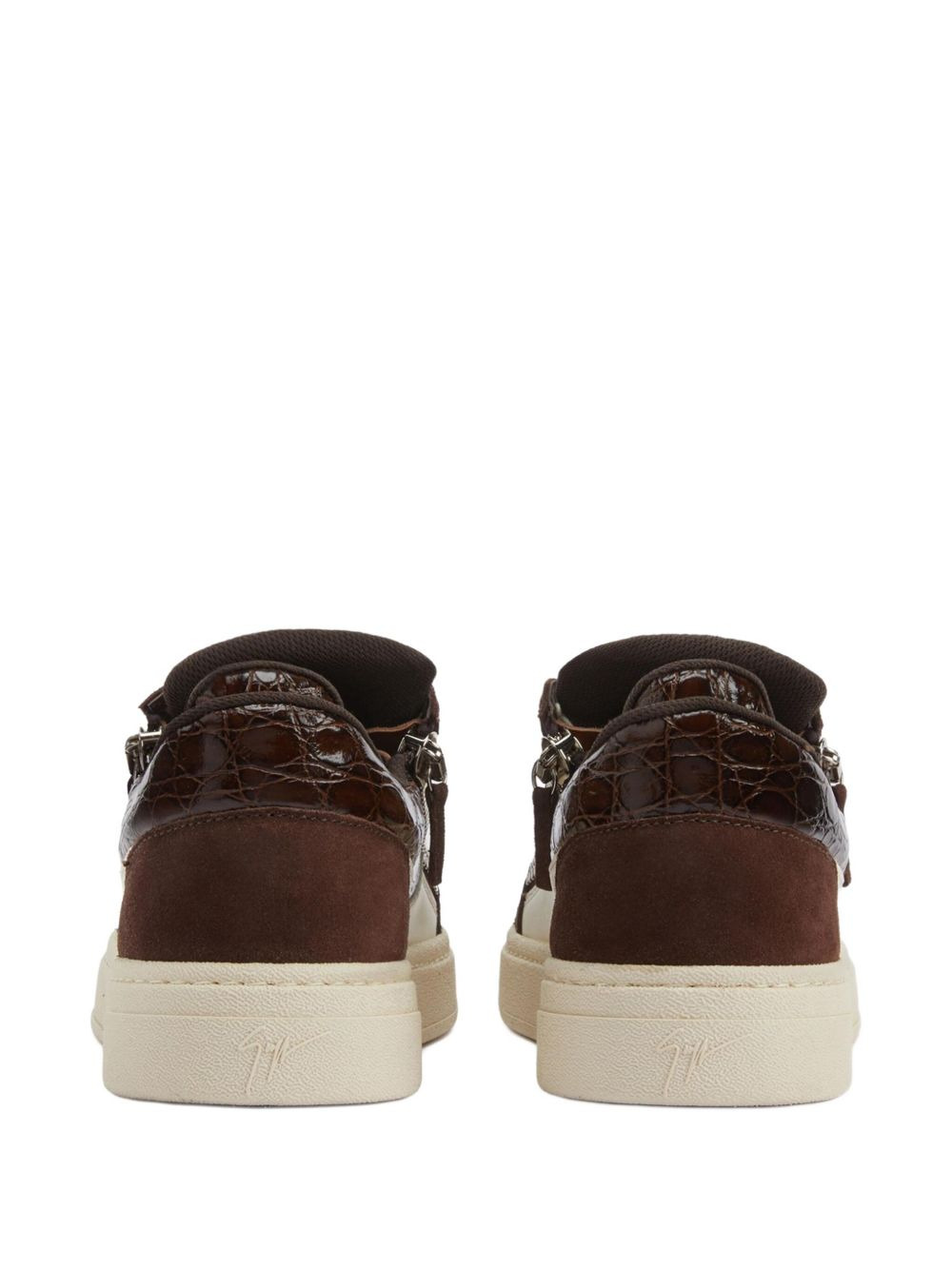 GZ94 panelled zip-detail sneakers - 2