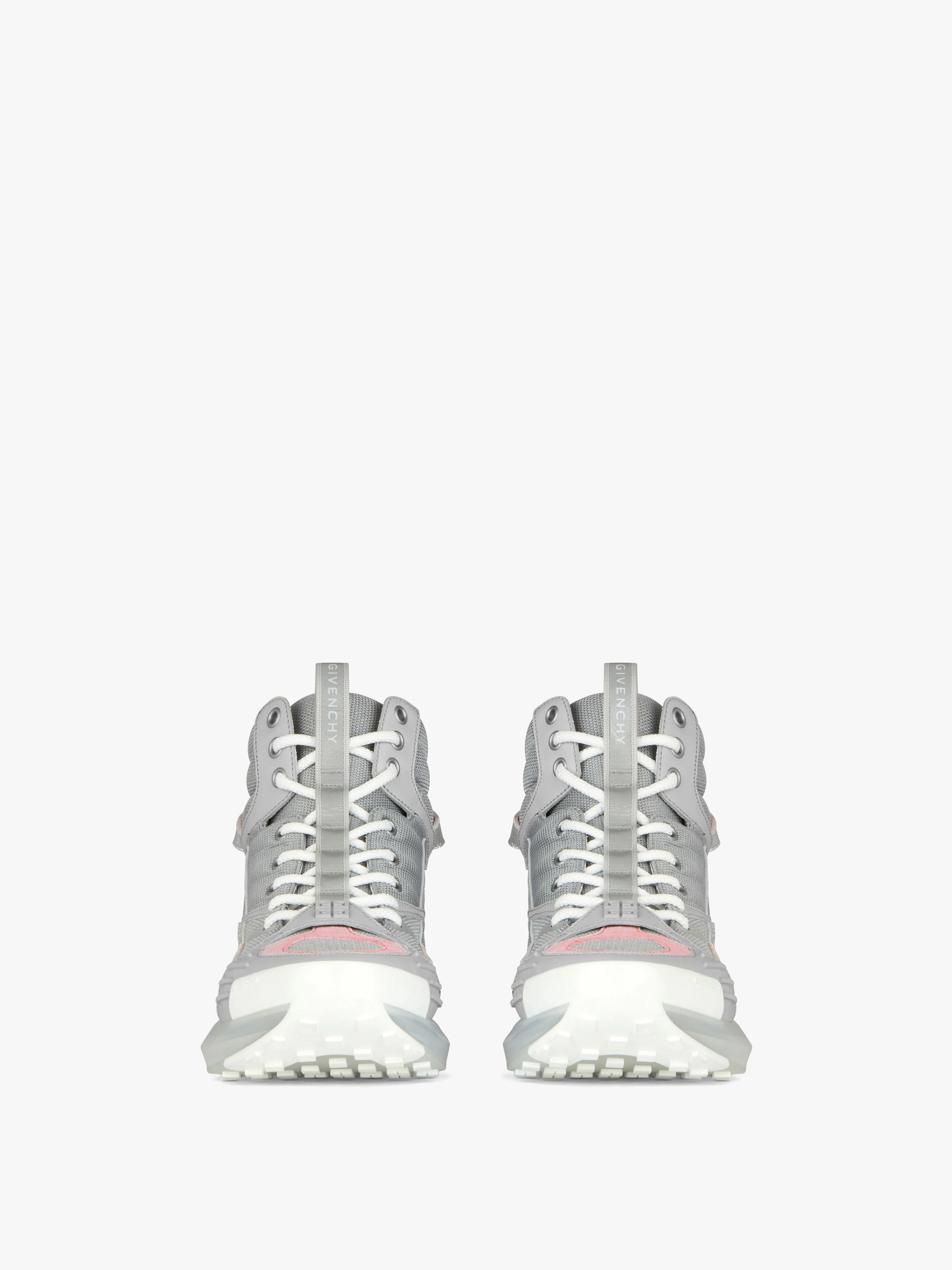 GIV 1 TR HIGH SNEAKERS IN MESH, SUEDE AND LEATHER - 2