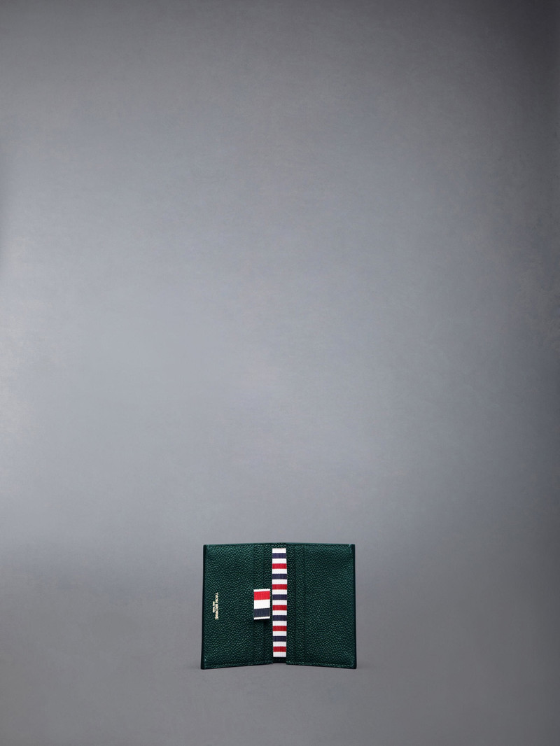 Double Card Holder in Pebble Grain Leather 3