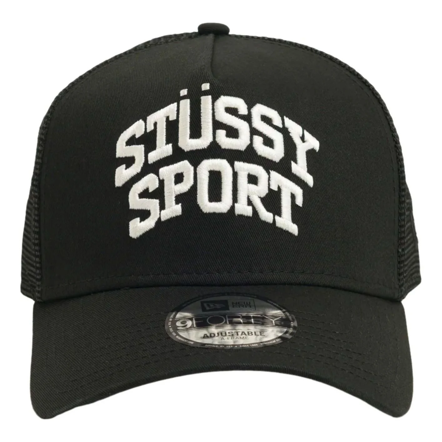 Stussy New Era 9Forty Sport Trucker 'Black' 1311247-BLAC - 1