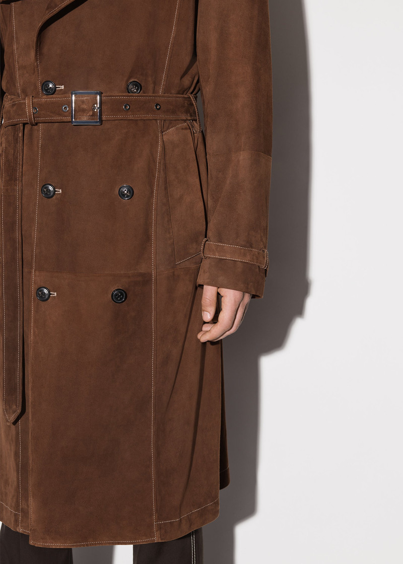 AMIRI SUEDE TRENCH COAT 6