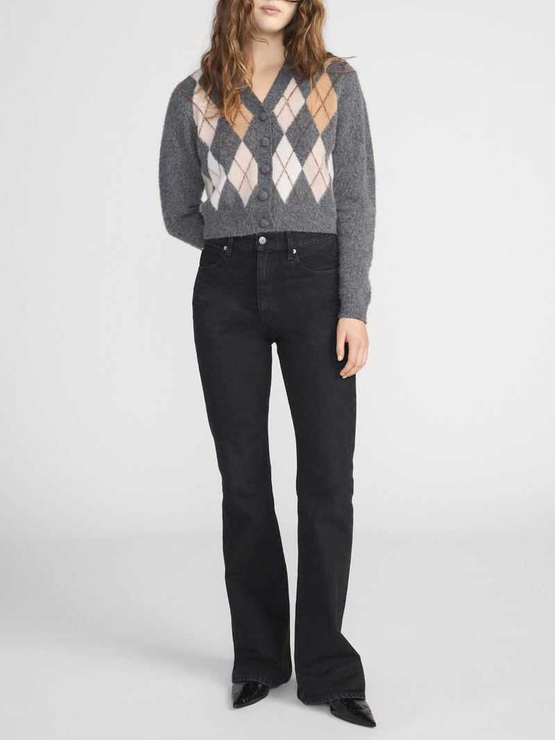 FRAME The Brushed Argyle Cardi outlook