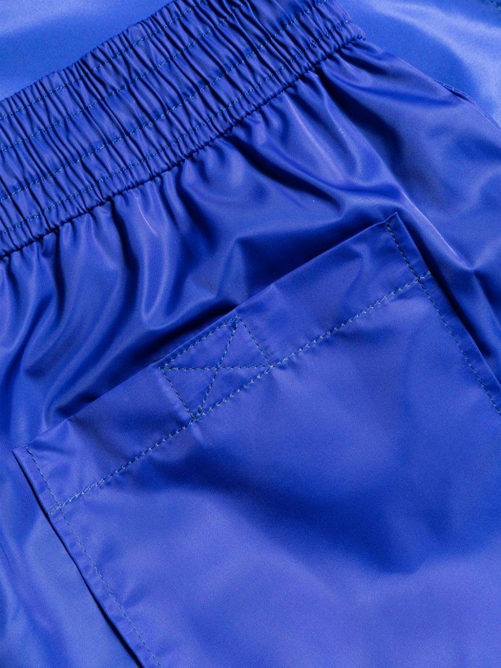 Scribble Diags-print elasticated swim shorts - 3