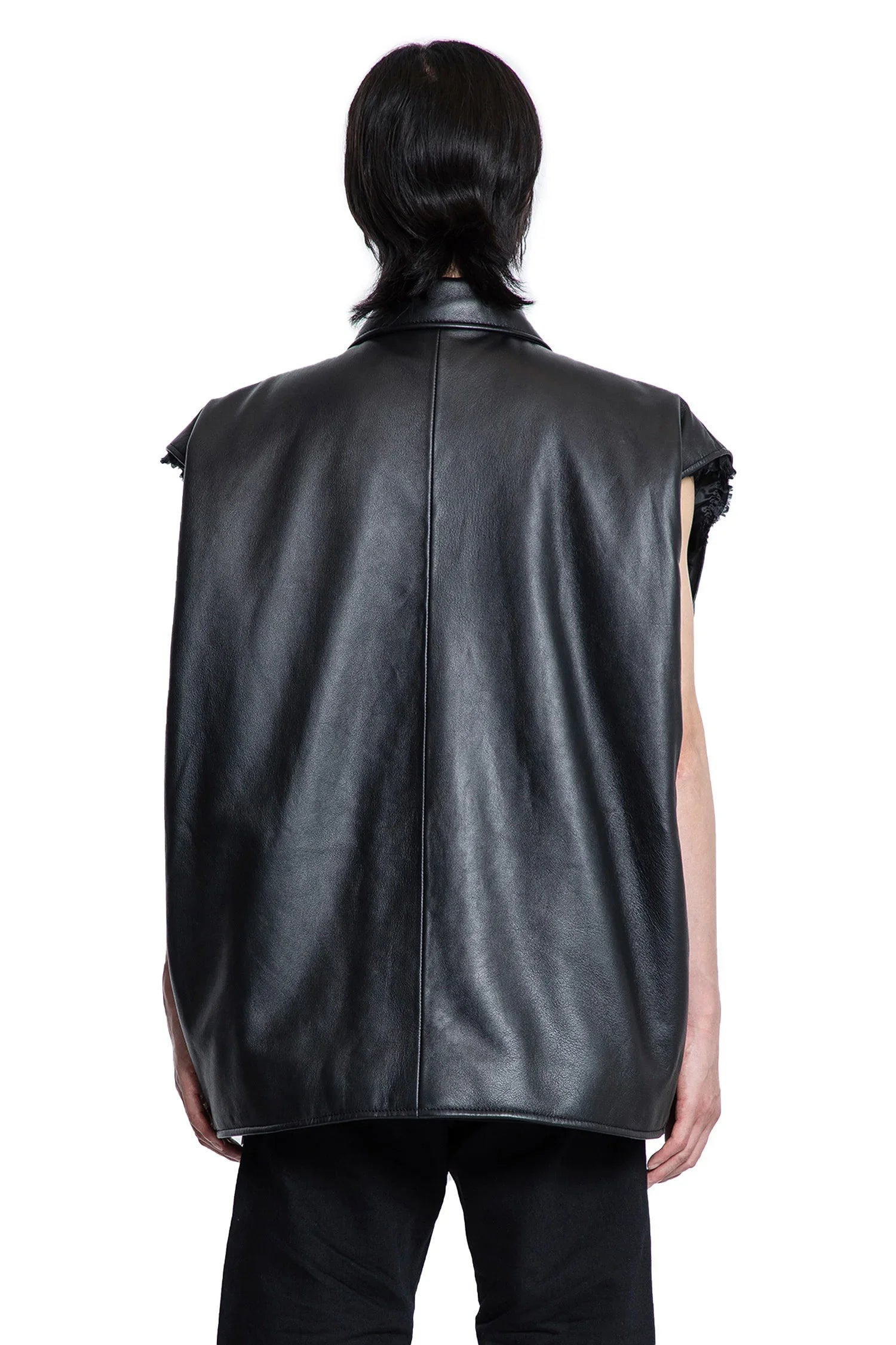 Sleeveless-Bomber-In-Supersoft-Leather - 3