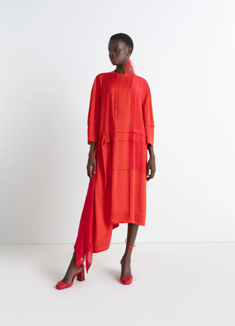 BLOUSE DRESS WITH PLEATS 4