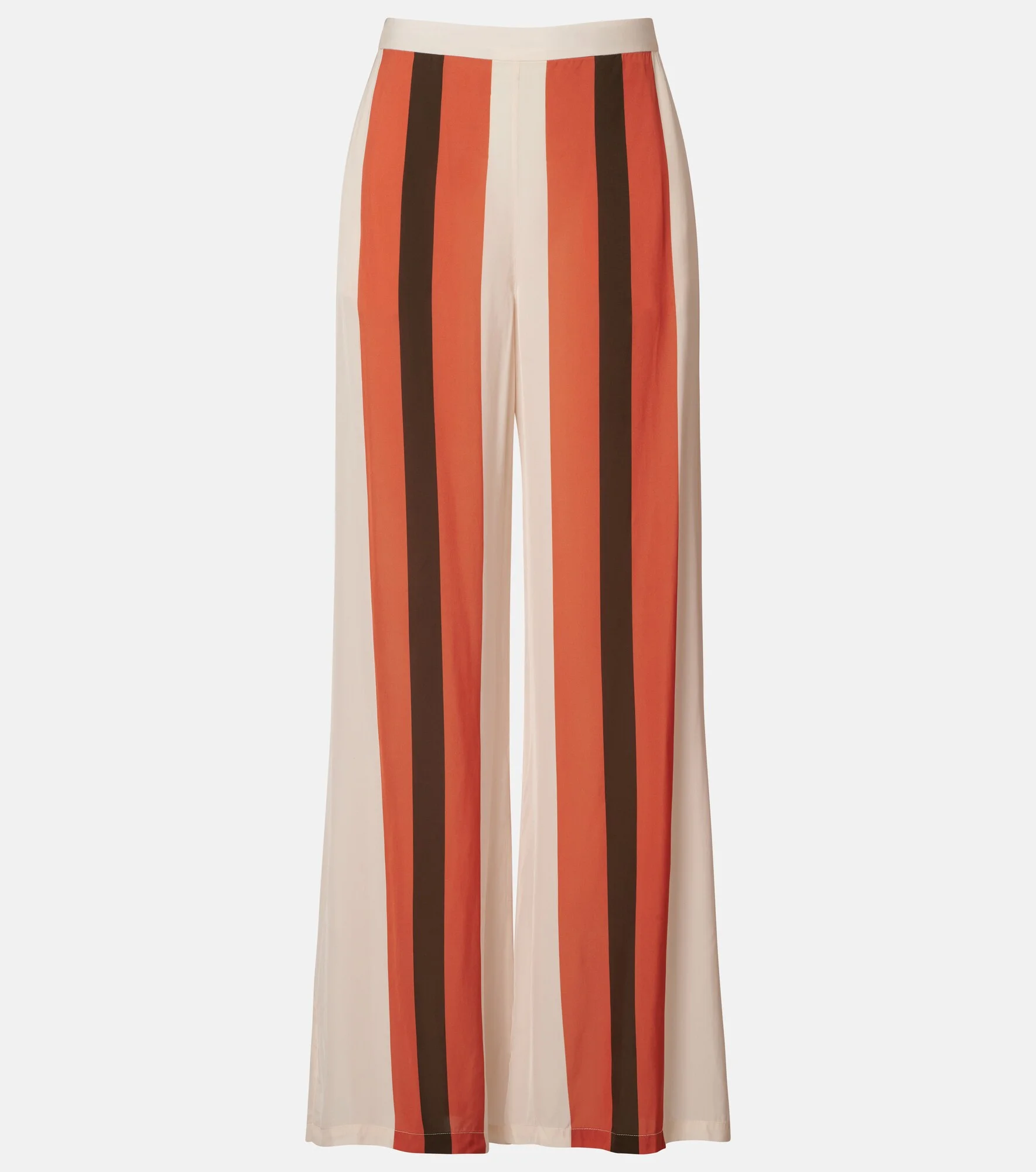Striped wide-leg pants - 1