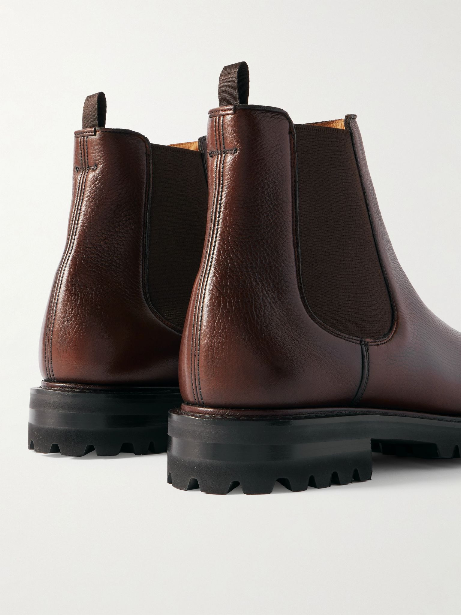 Cornwood 3 Full-Grain Leather Chelsea Boots Dark brown - 5