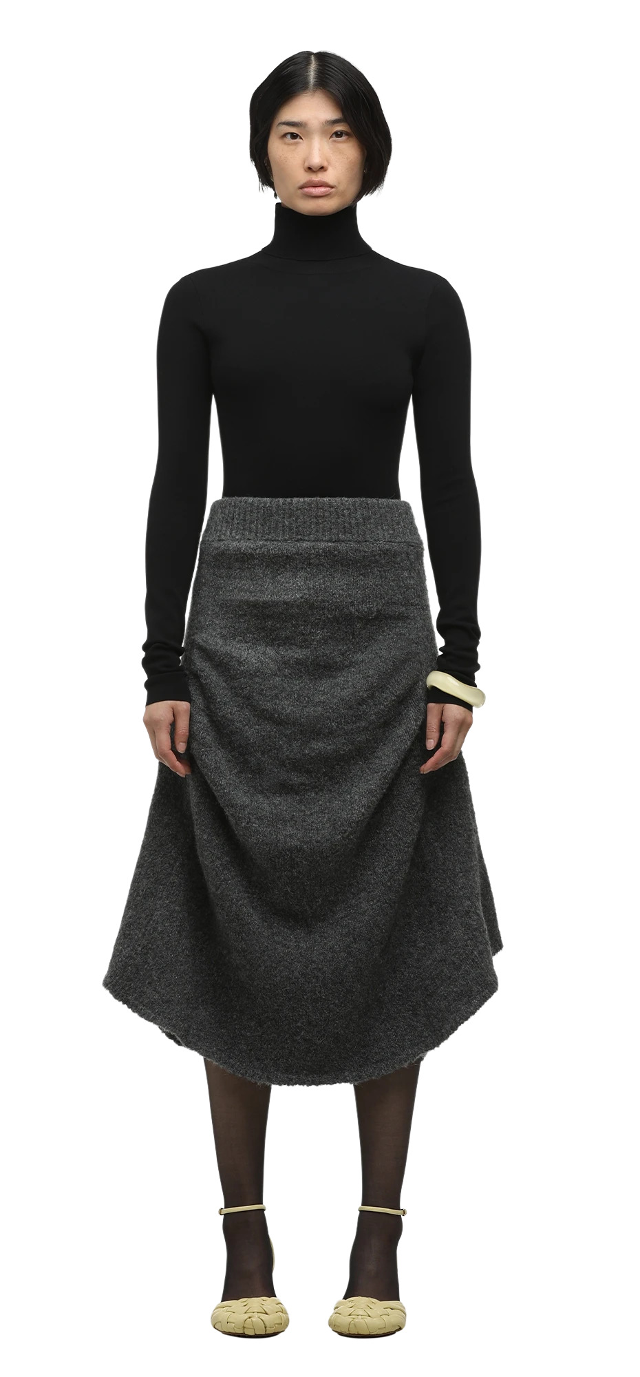 FLARE SKIRT SMOKE - 3