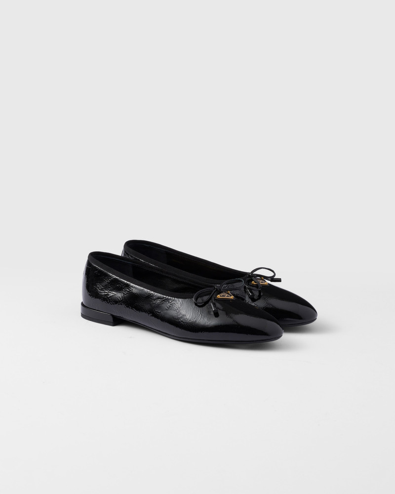 Patent leather ballerinas 1