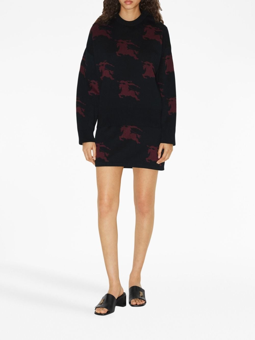 EKD patterned jacquard jumper - 2