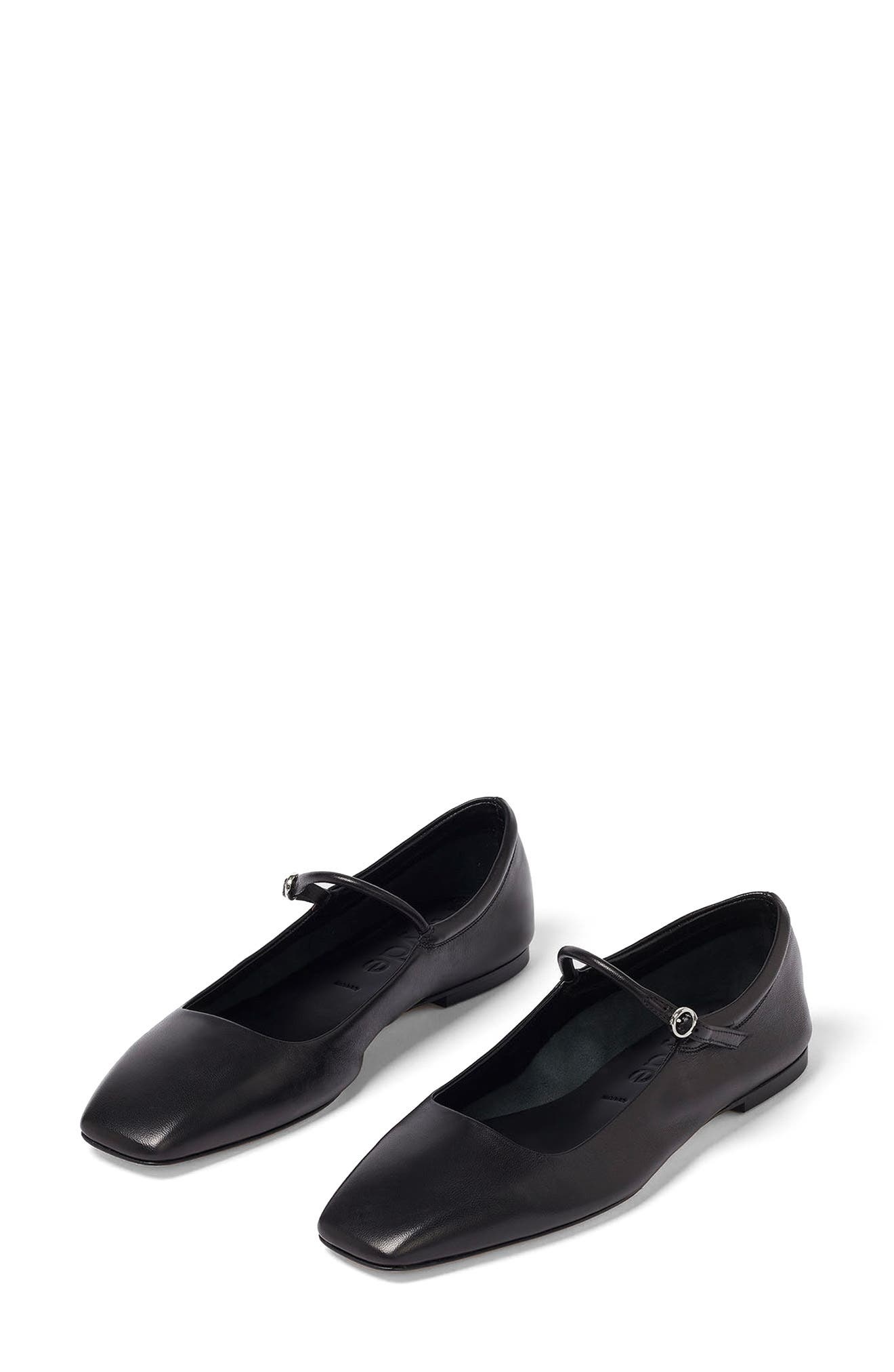aeyde Uma Mary Jane Flat in Black at Nordstrom - 1