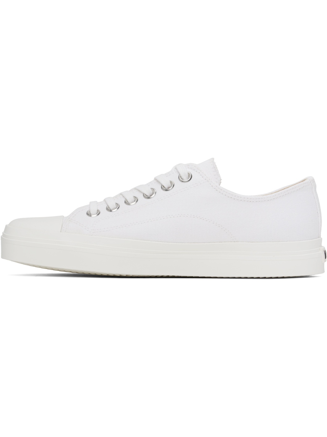 White Canvas Sneakers - 3