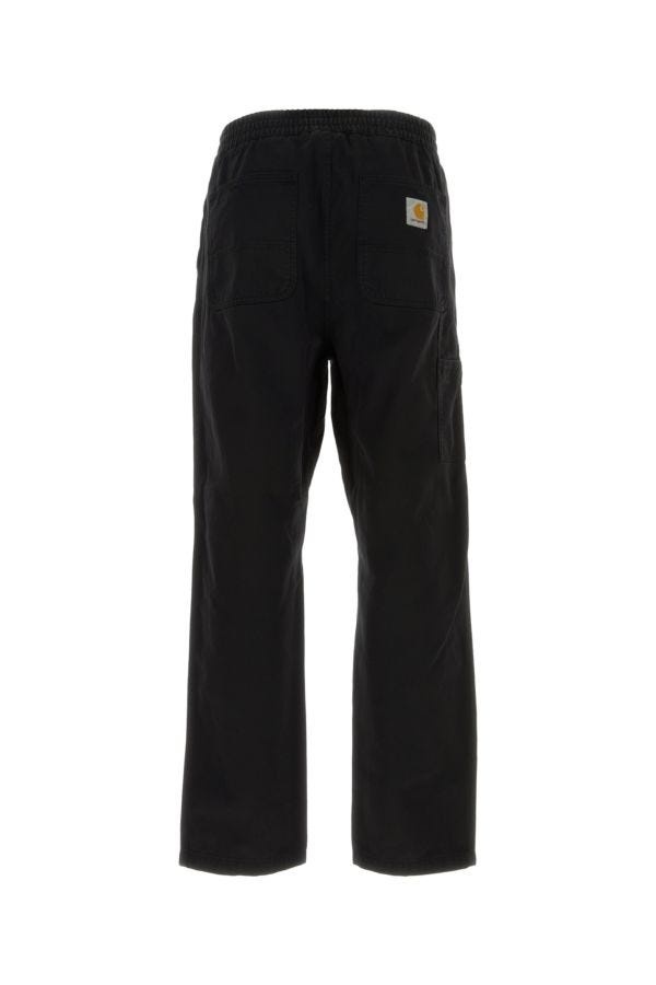 Black cotton Flint Pant - 2