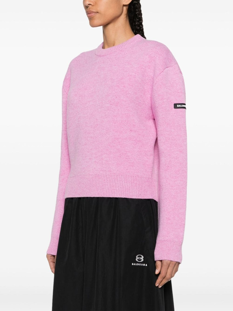 logo-appliquÃ© mÃ©lange jumper 3