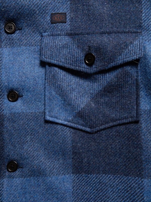 Vincent Buffalo Check Shirt Blue - 6