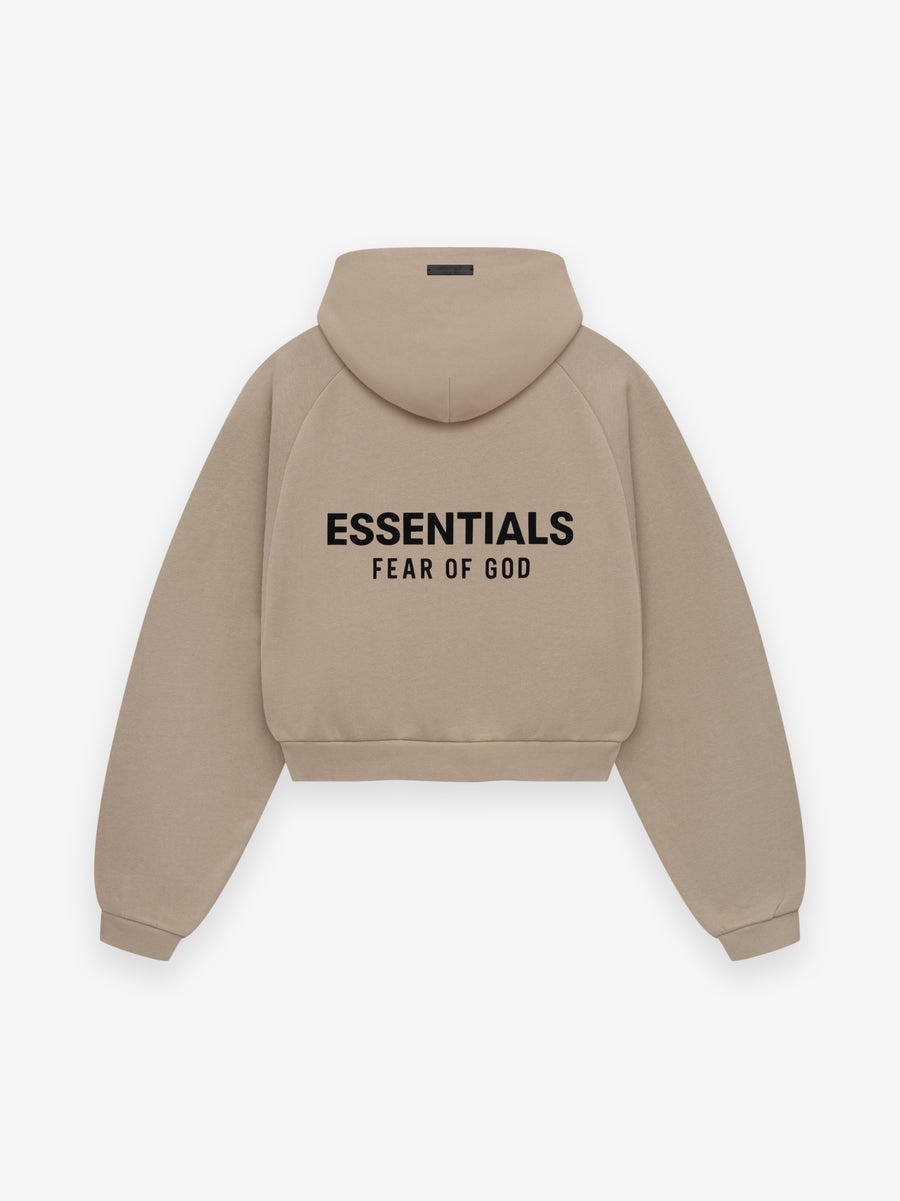 Women's Fleece Cropped Hoodie - 3