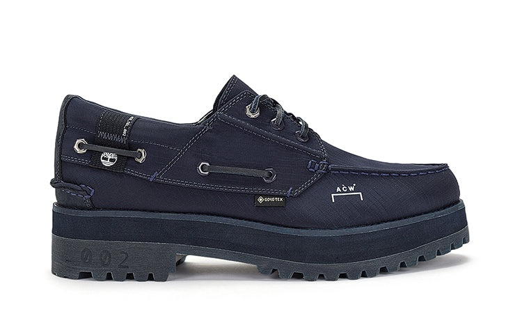 Timberland x A COLD WALLWaterproof Authentic 3 Eye Boat Shoe 'Navy' A683Y - 2