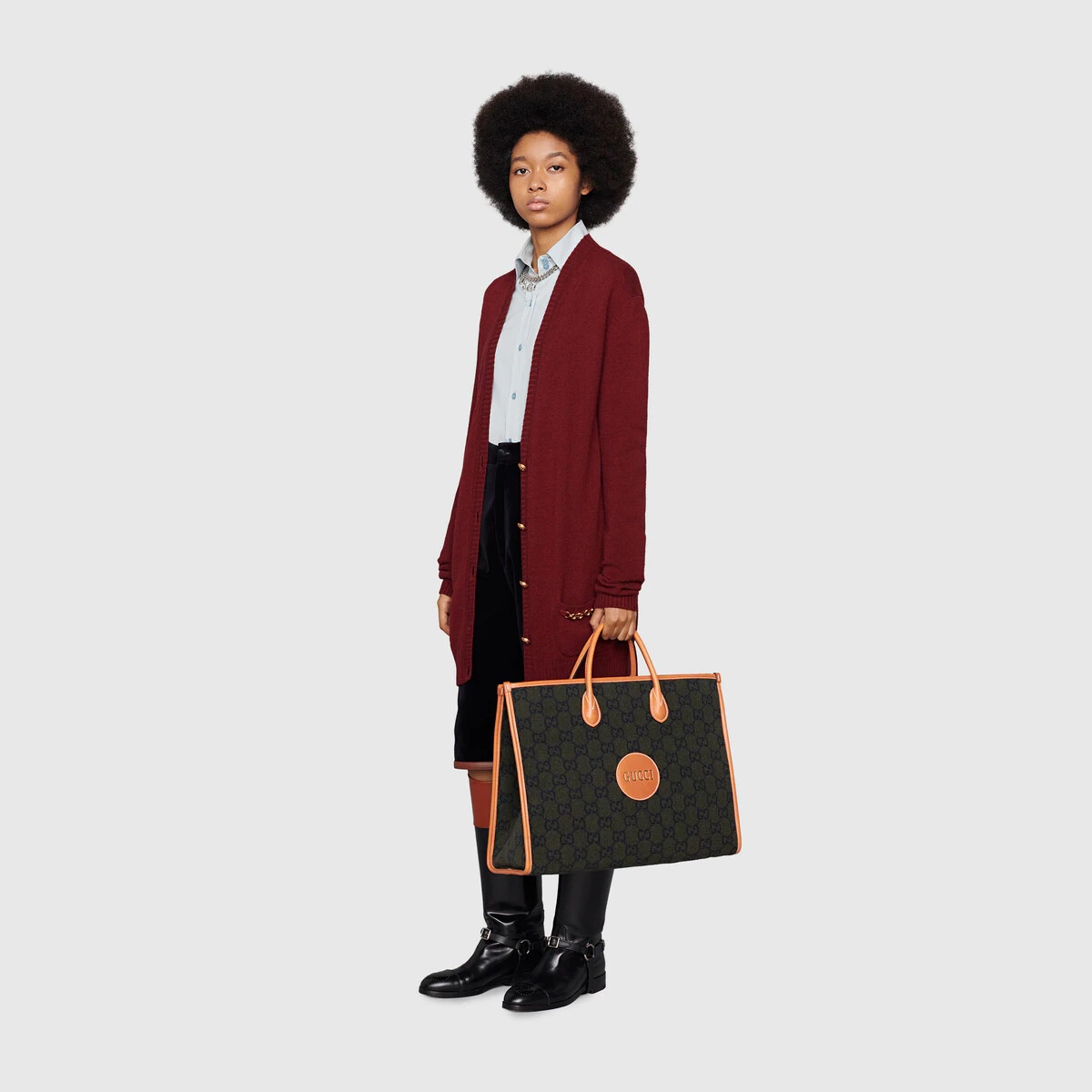 Tote bag with Gucci Script logo - 9