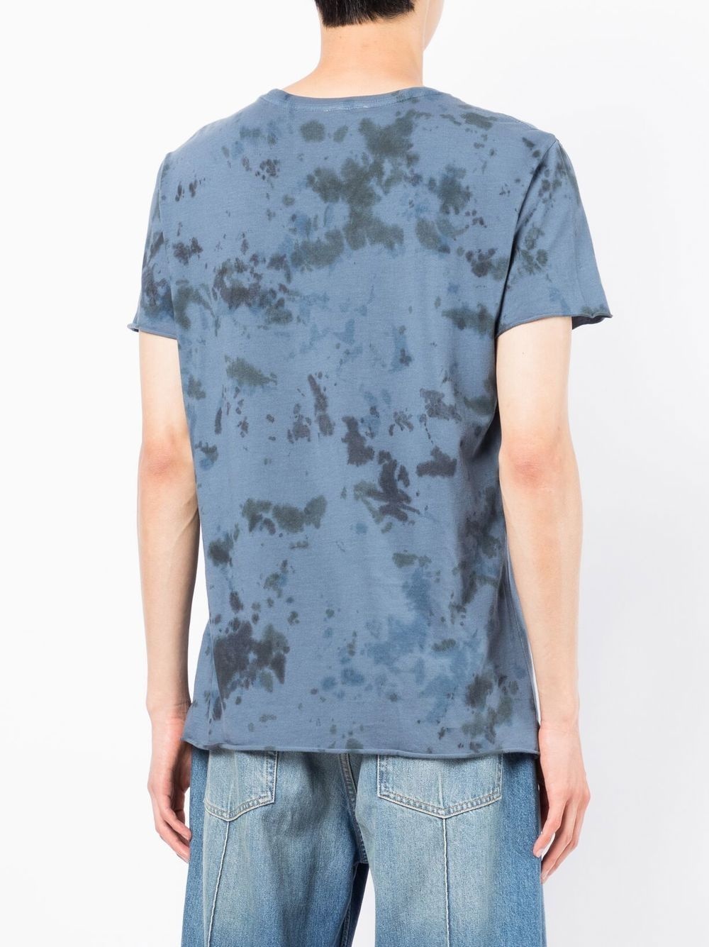 graphic print tie-dye T-shirt - 4