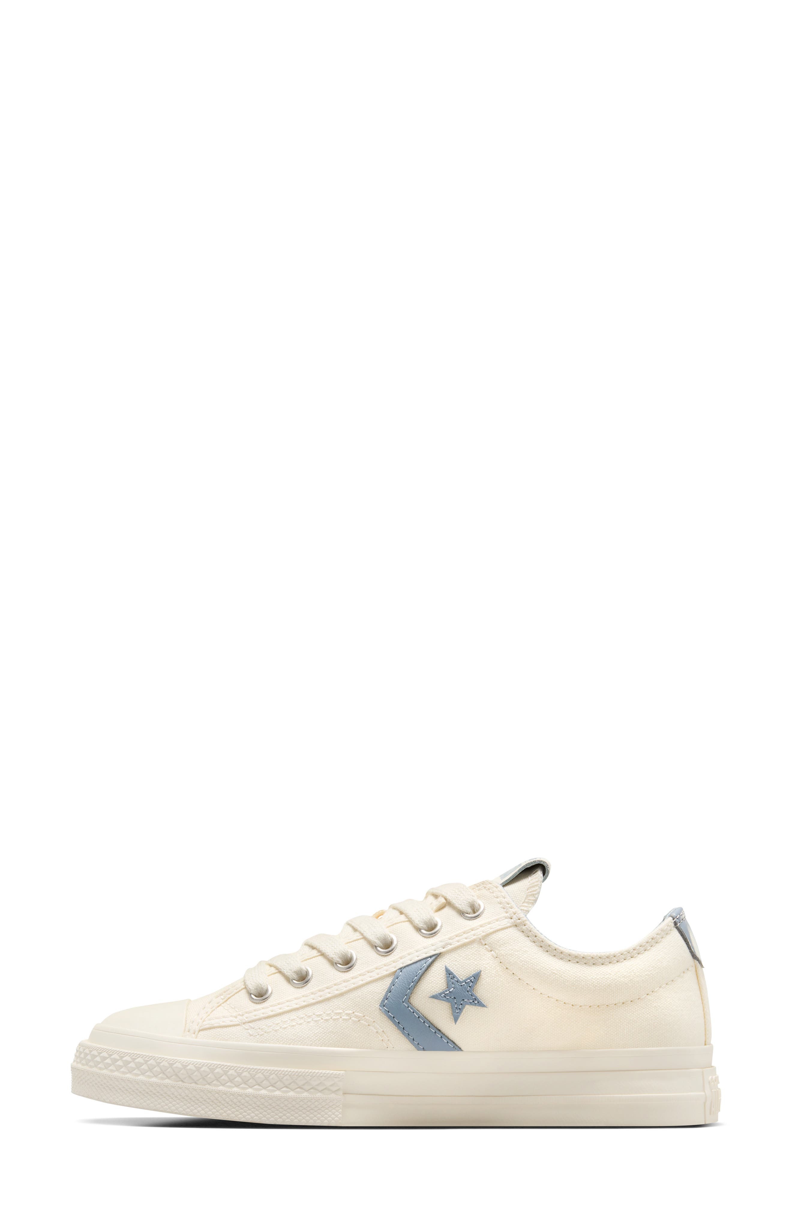 Converse Gender Inclusive Star Player 76 Oxford Sneaker in Egret/Egret/Wet Stone at Nordstrom - 7