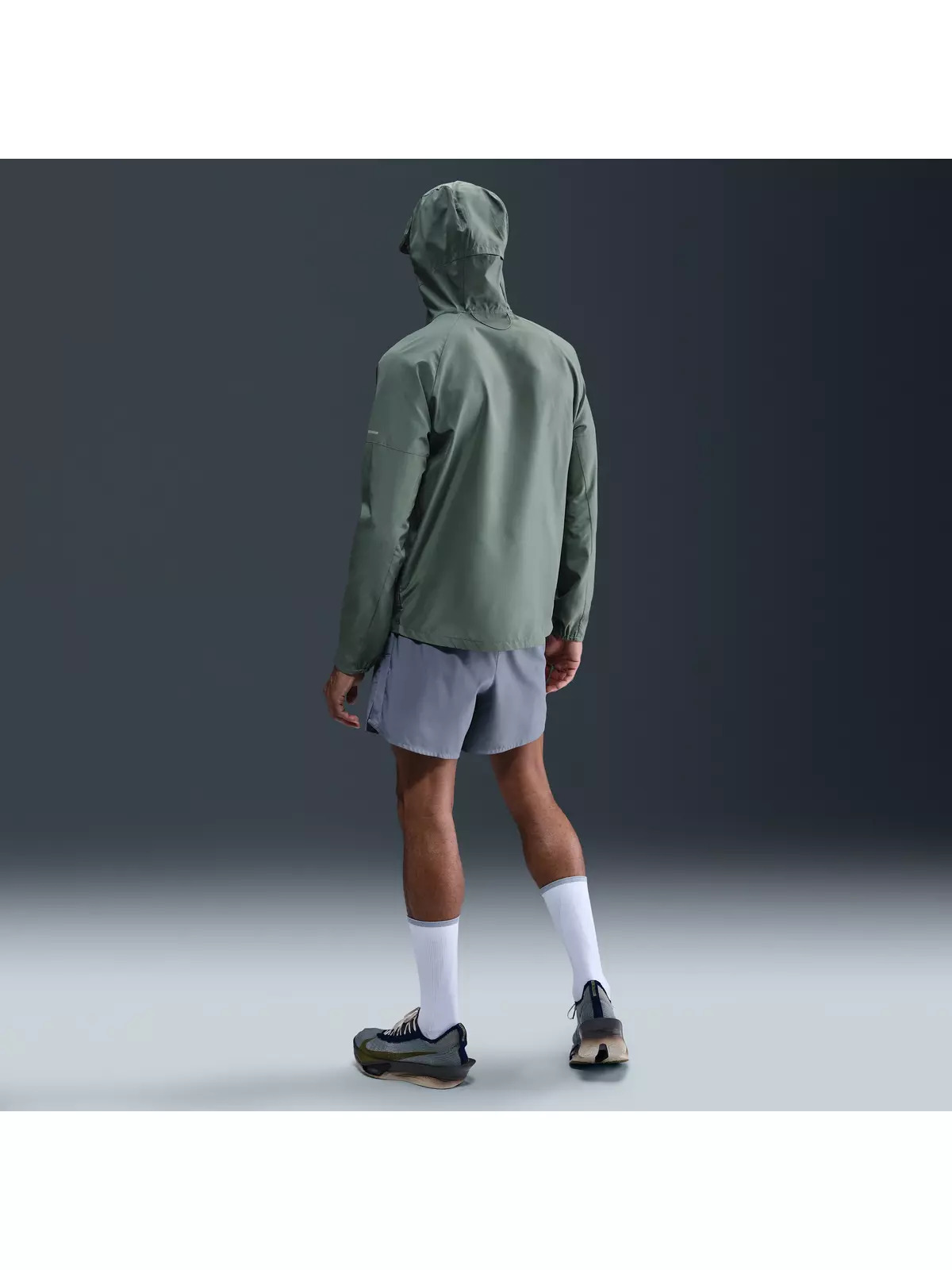 Men's Miler Repel Running Jacket -Green - 5