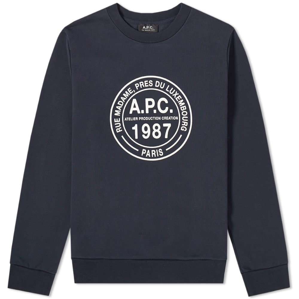 A.P.C. Simon Logo Crew Sweat - 1