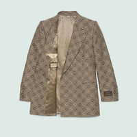 GUCCI Maxi Horsebit cotton jacket | REVERSIBLE