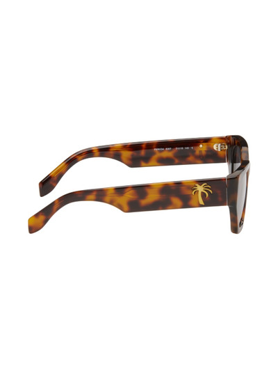 Palm Angels Tortoiseshell Hinkley Sunglasses outlook