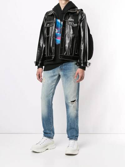 Marcelo Burlon County Of Milan Fools Tongue print hoodie outlook