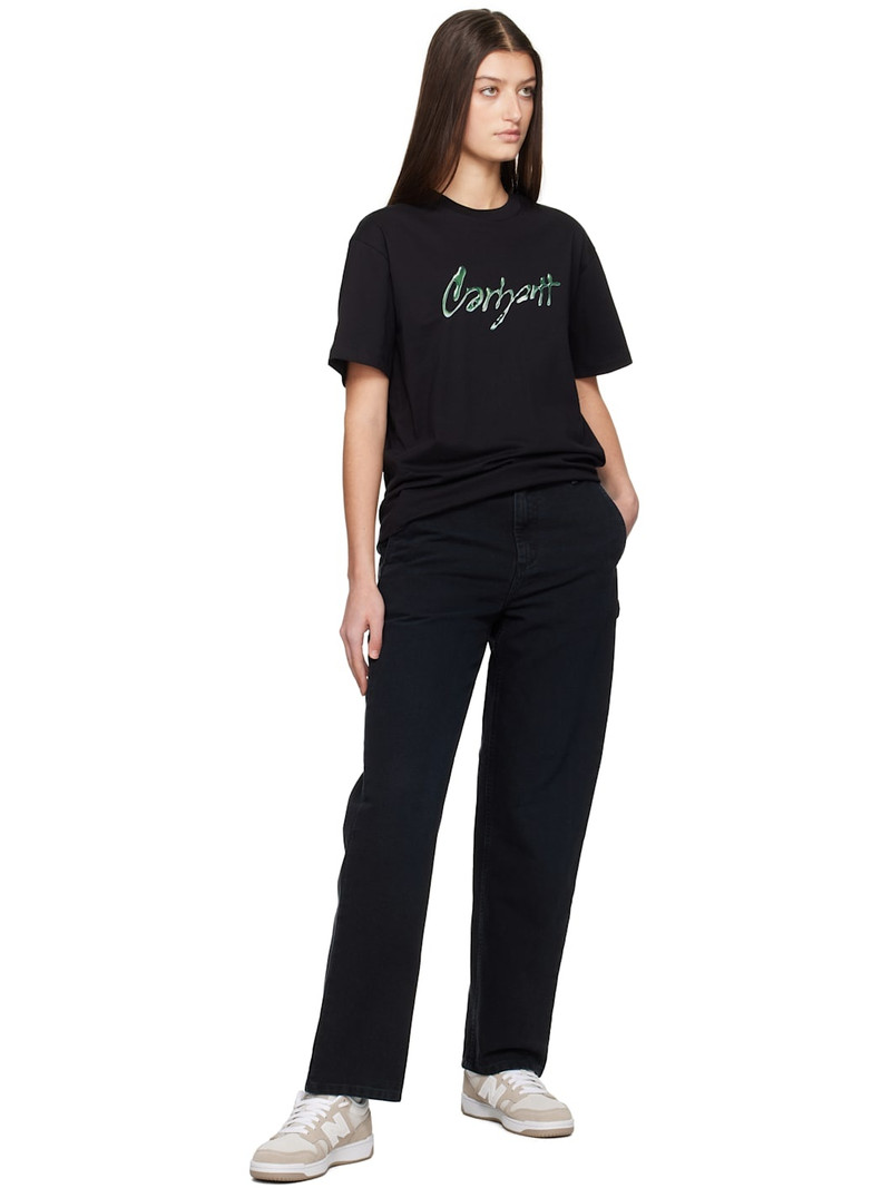 Carhartt Black Drip Script T-shirt outlook