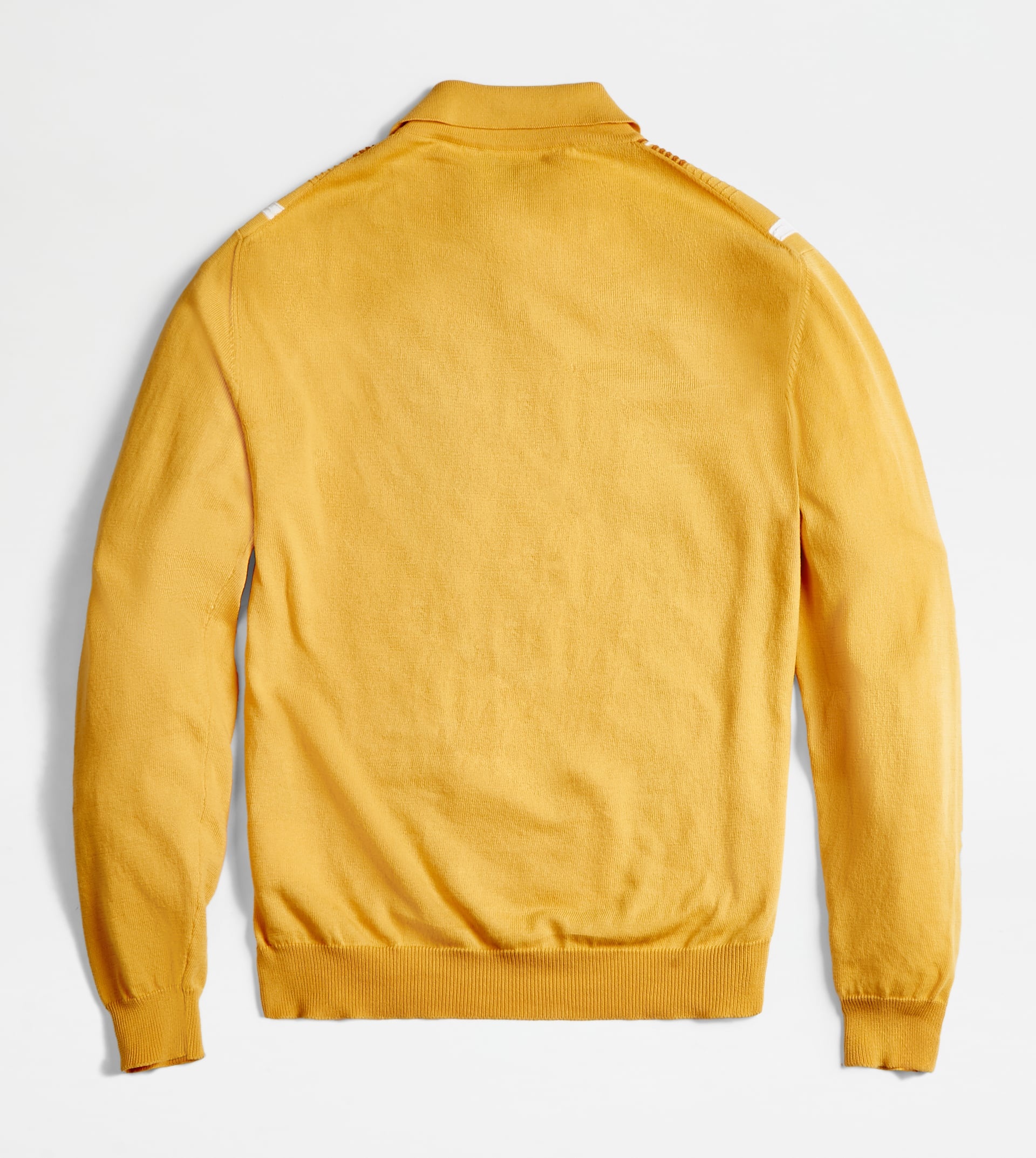 POLO SHIRT IN COTTON KNIT - YELLOW - 8