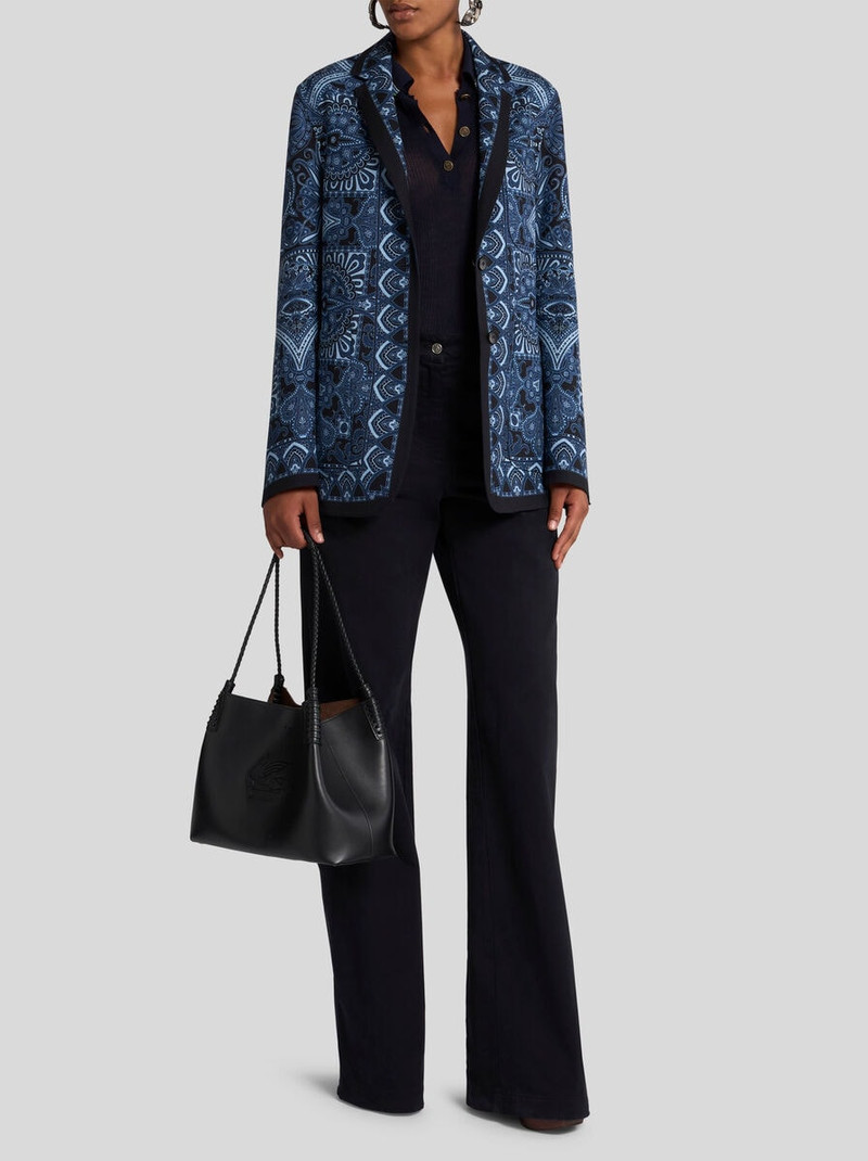 Etro REVERSIBLE JACKET WITH SILK SCARF MOTIF outlook