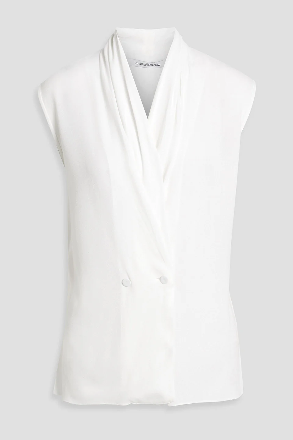 Draped crepe top - 1